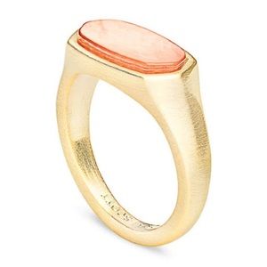 Kendra Scott Peach Pearl Ring